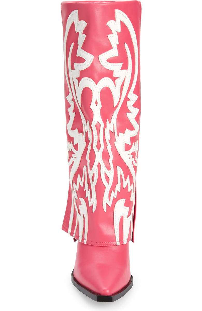 AZALEA WANG Simply Foldover Shaft Boot, Alternate, color,