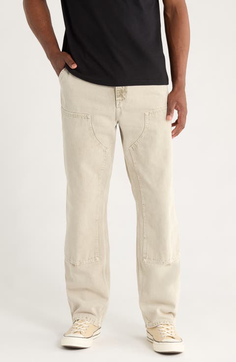 Double Knee Relaxed Fit Jeans (Opuntia)