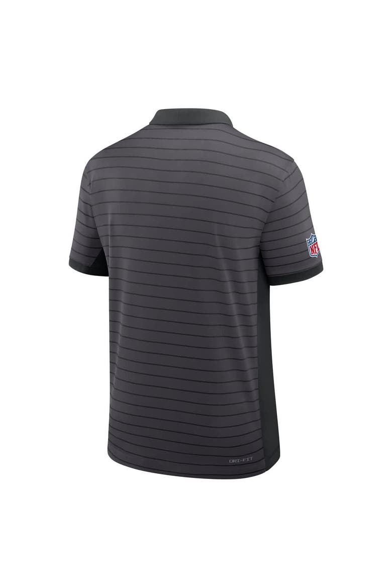 Men's Nike Gray Dallas Cowboys Sideline Victory Stripe Performance Polo, Alternate, color, Gray