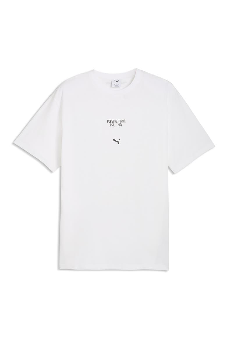 Porsche Race Americana Cotton Graphic T-Shirt, Alternate, color, PUMA WHITE