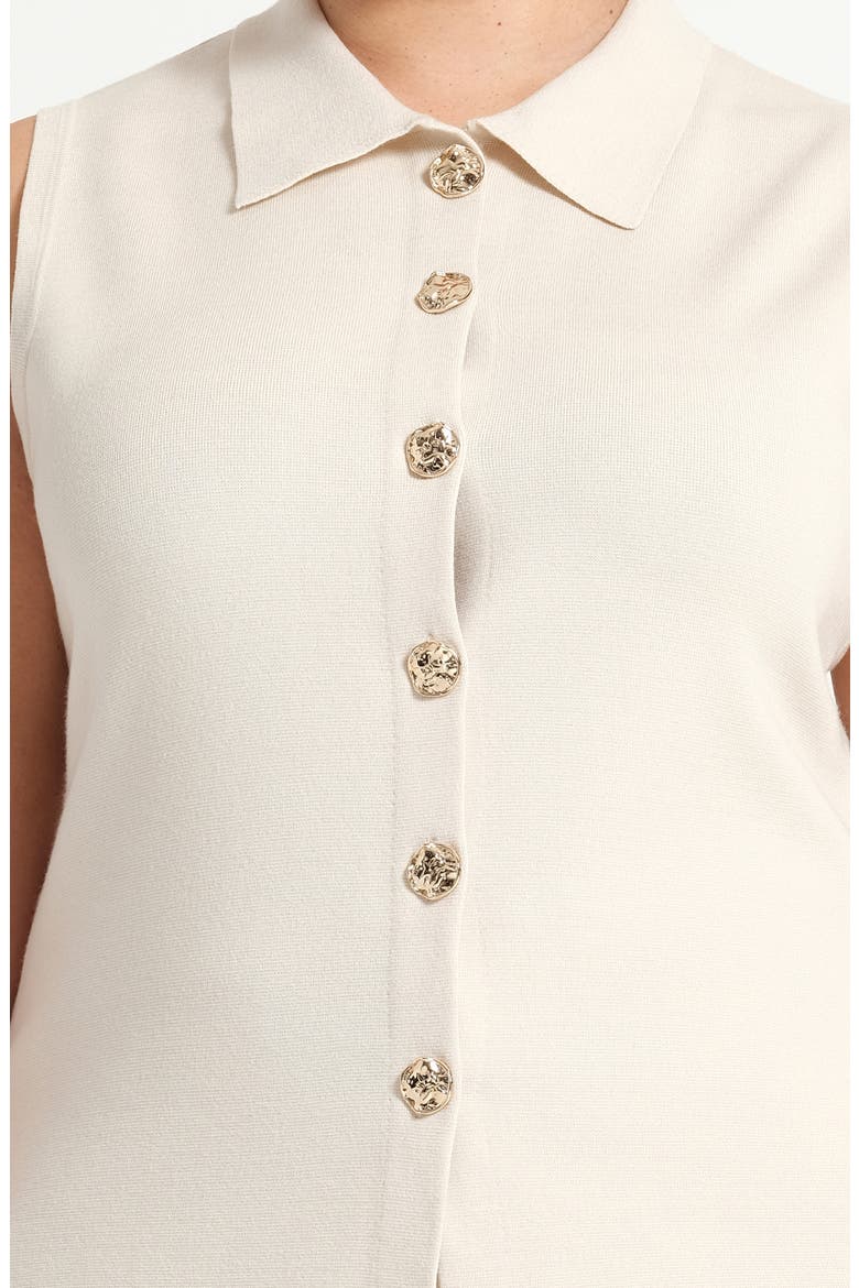 Leya Knit Sleeveless Top, Alternate, color, DOVE