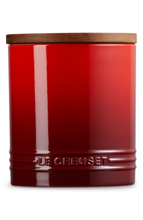 Le Creuset Signature Stoneware 1.2-quart Storage Canister In Cerise
