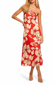 Kamilla Floral Strapless Dress