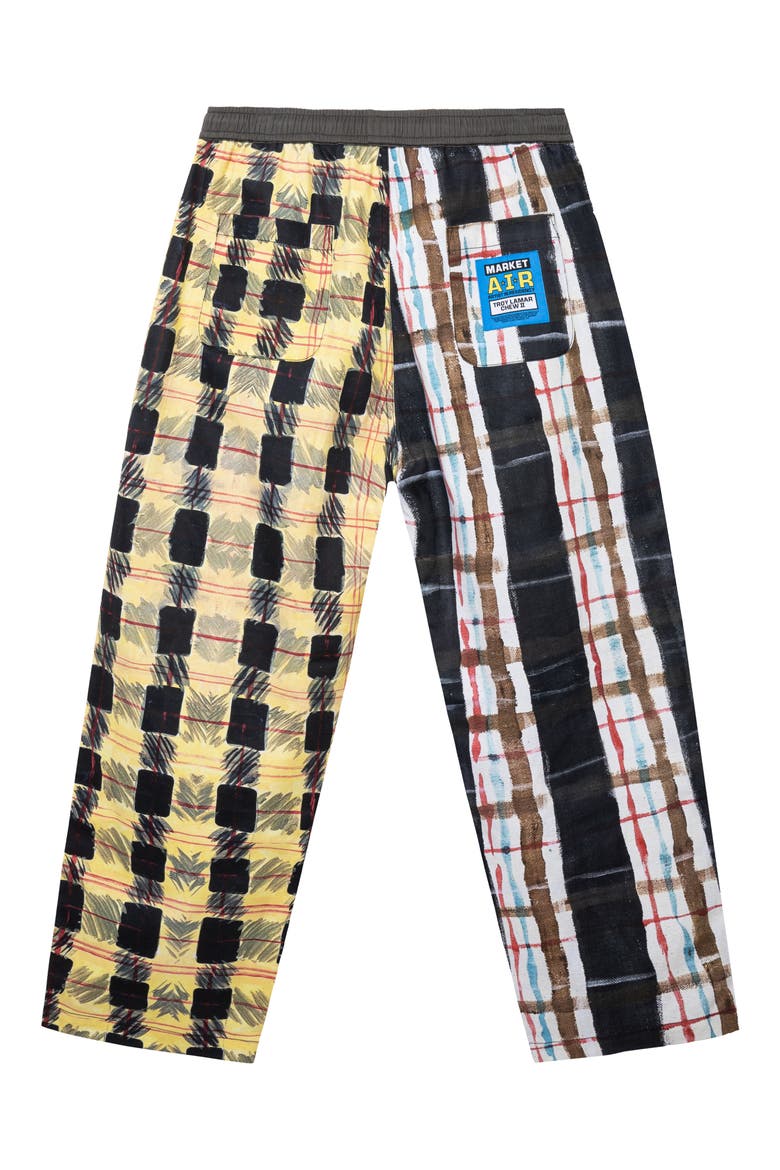 Air Troy Mixed Plaid Pants, Alternate, color, GREY MULTI
