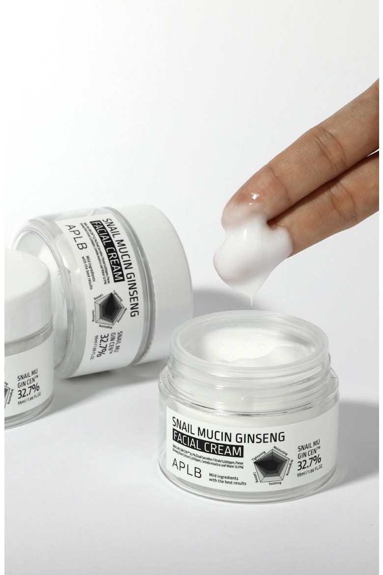 Snail Mucin Ginseng Facial Cream, Main, color, NO COLOR