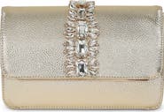 Jewel Badgley Mischka Lux Faux Leather Envelope Clutch