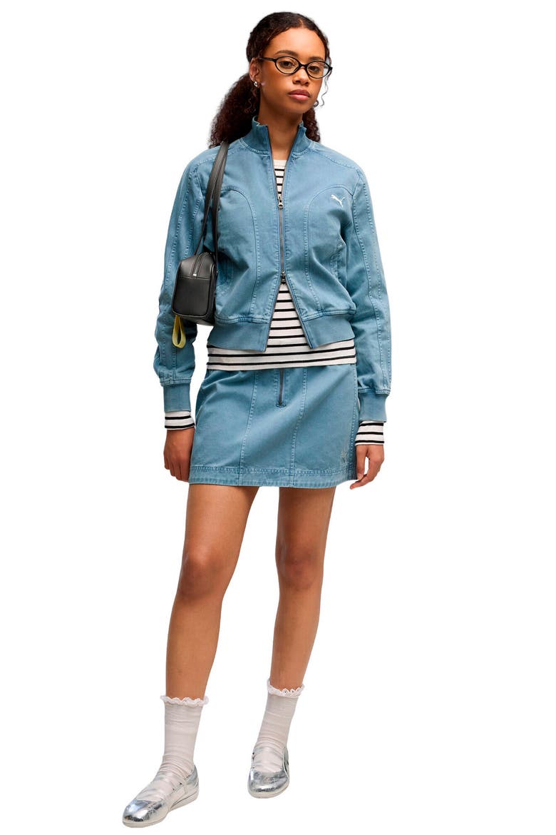 Future Twill Track Jacket, Alternate, color, COOL BLUE