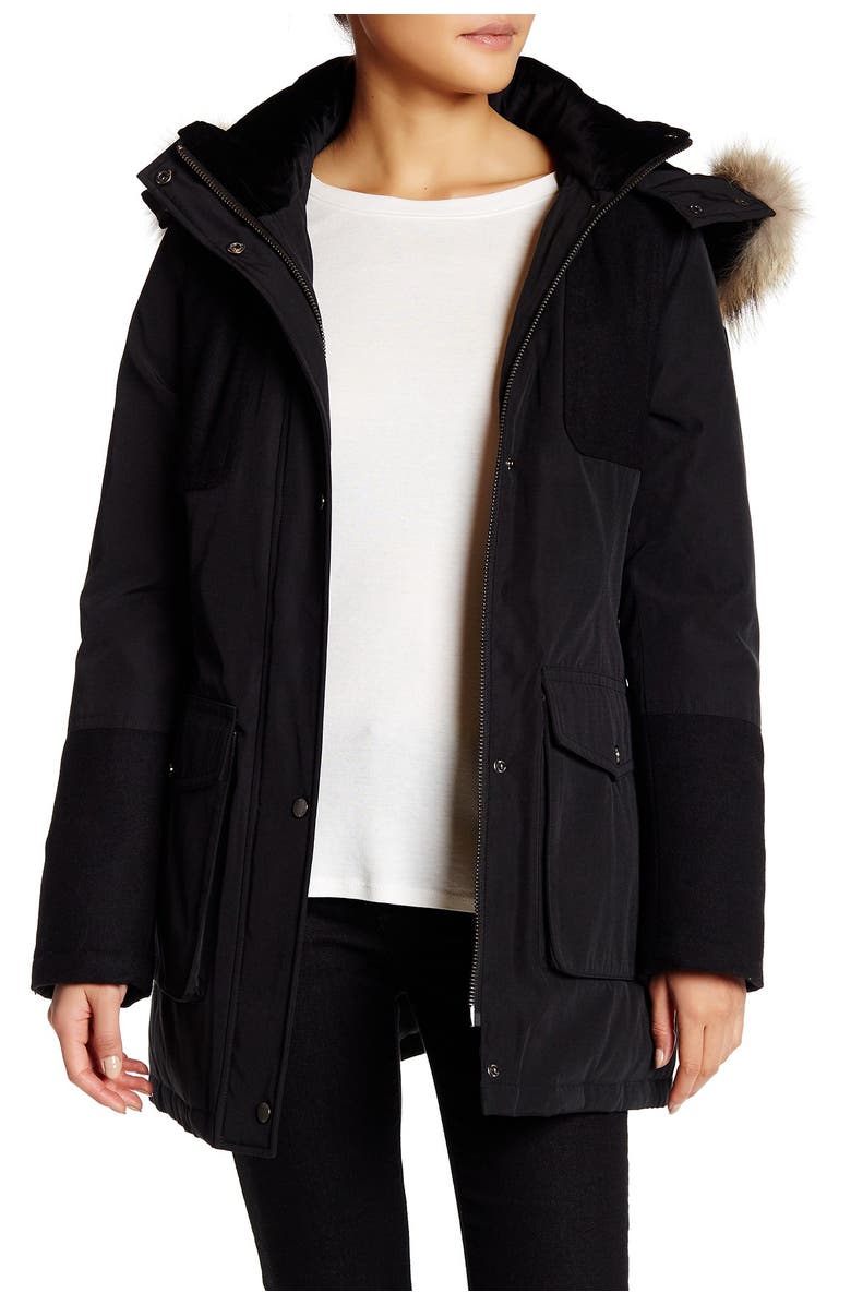 Pendleton Genuine Coyote Fur Hooded Expedition Parka, Alternate, color,