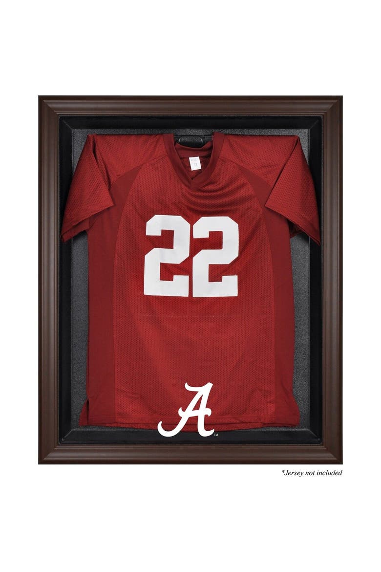Alabama Crimson Tide Brown Framed Logo Jersey Display Case, Main, color, Brown