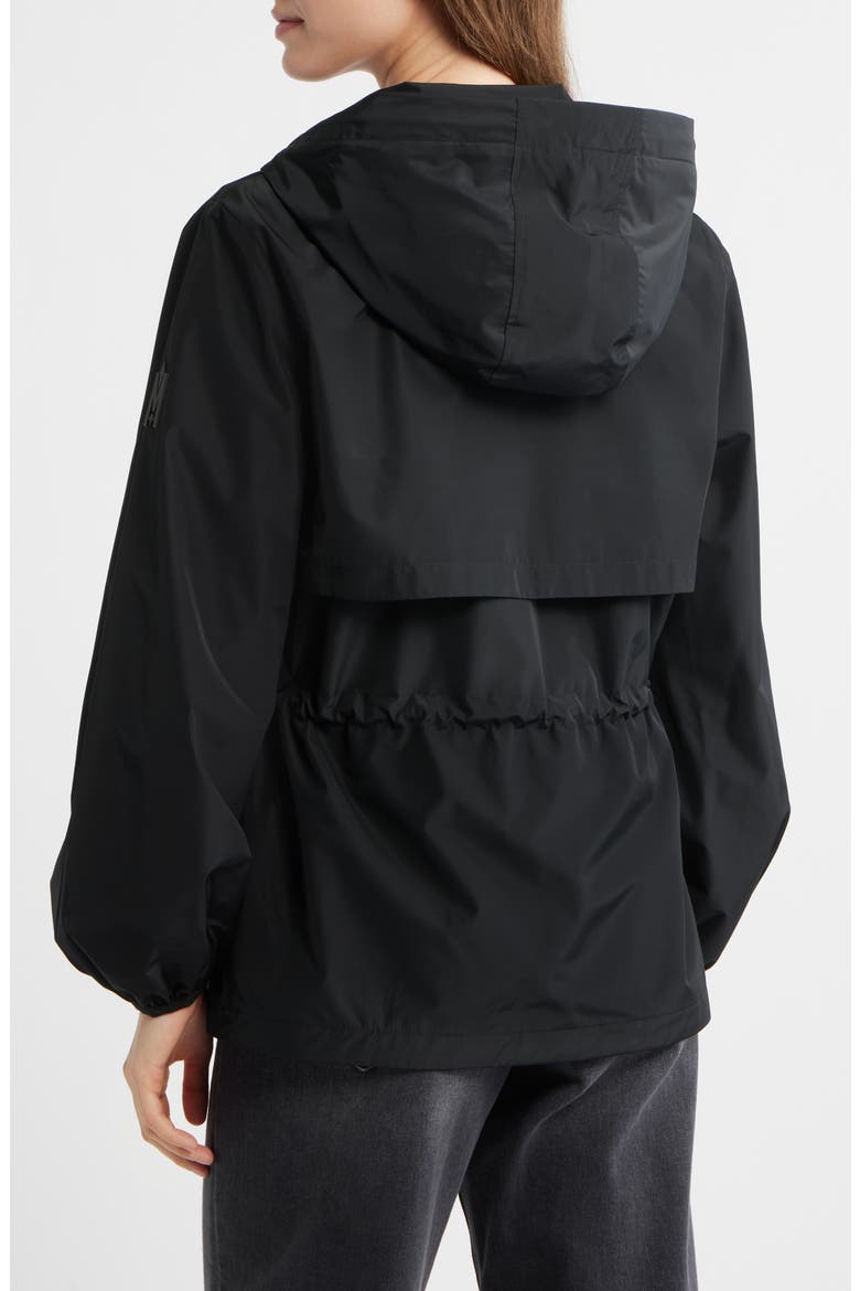 Isha Hooded Rain Jacket, Alternate, color, BLACK