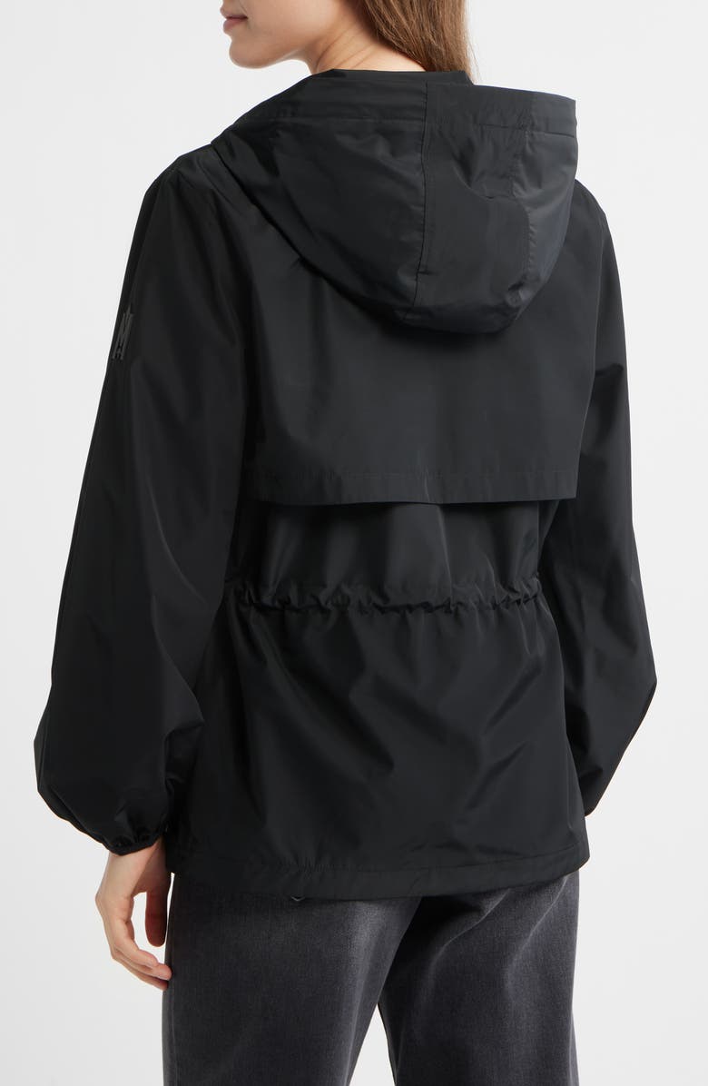 Mackage Isha Hooded Rain Jacket, Alternate, color, Black