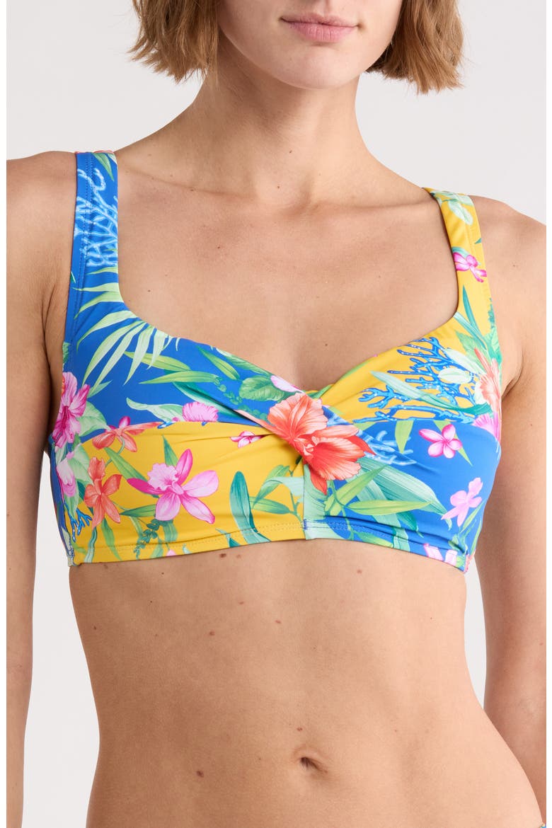 Isola Twist Front Bikini Top, Main, color, PALACE BLUE