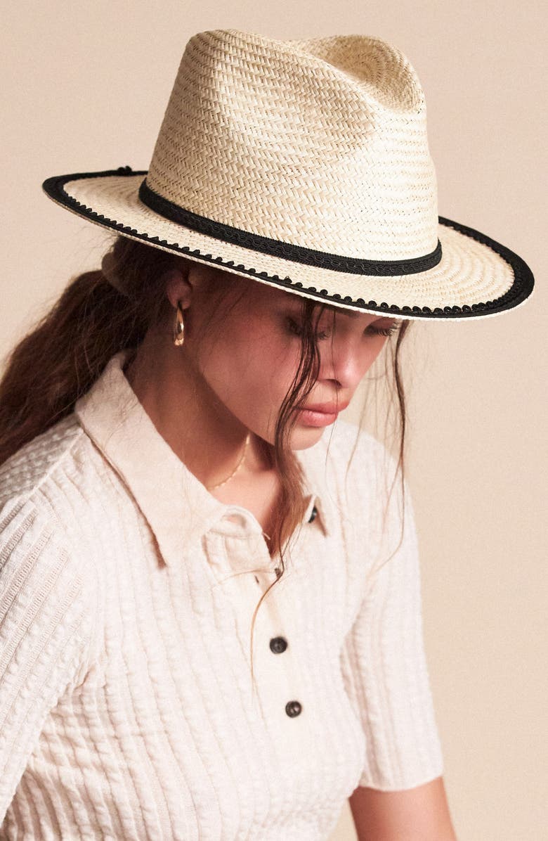 Brixton Lera II Straw Fedora, Alternate, color,