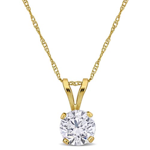 Julianna B. 1 CTW Lab-Grown Diamond Solitaire Necklace 14k in Yellow Gold  product