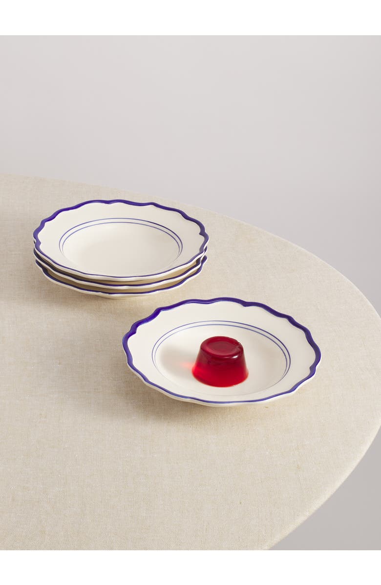 Maison Madison Home Mix and Match 12 Piece Set with Pasta Bowl, Alternate, color, Starburst/Striped/Solid