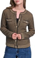 KARL LAGERFELD PARIS Four Pocket Cardigan