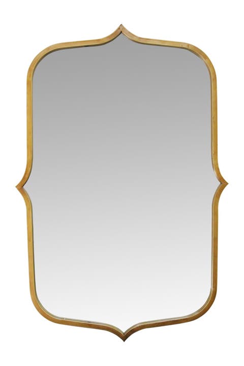 36" Hillary Gold Metal Mirror