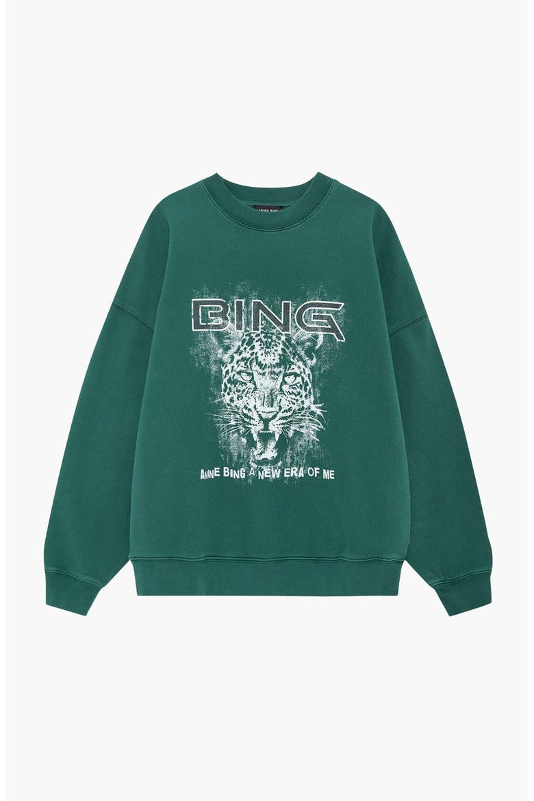 Miles Sweatshirt Leo Muse, Alternate, color, Deep Emerald
