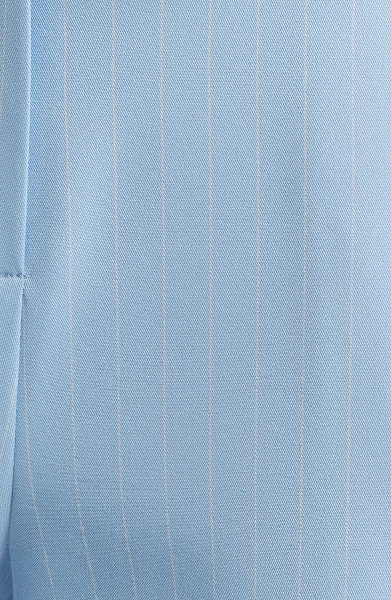 Tahari ASL Classic Pinstripe Straight Leg Pants, Alternate, color, Ice Blue