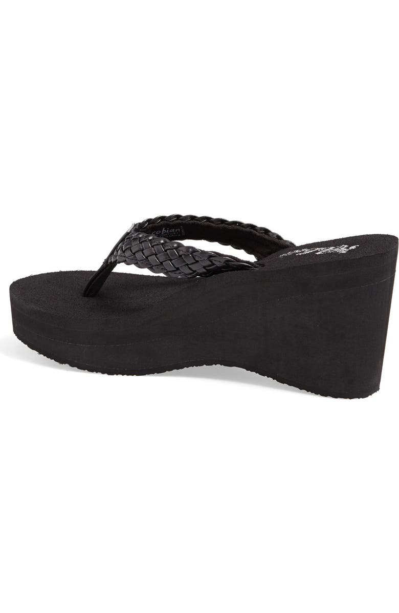 Cobian 'Zoe' Wedge Platform Flip Flop, Alternate, color,