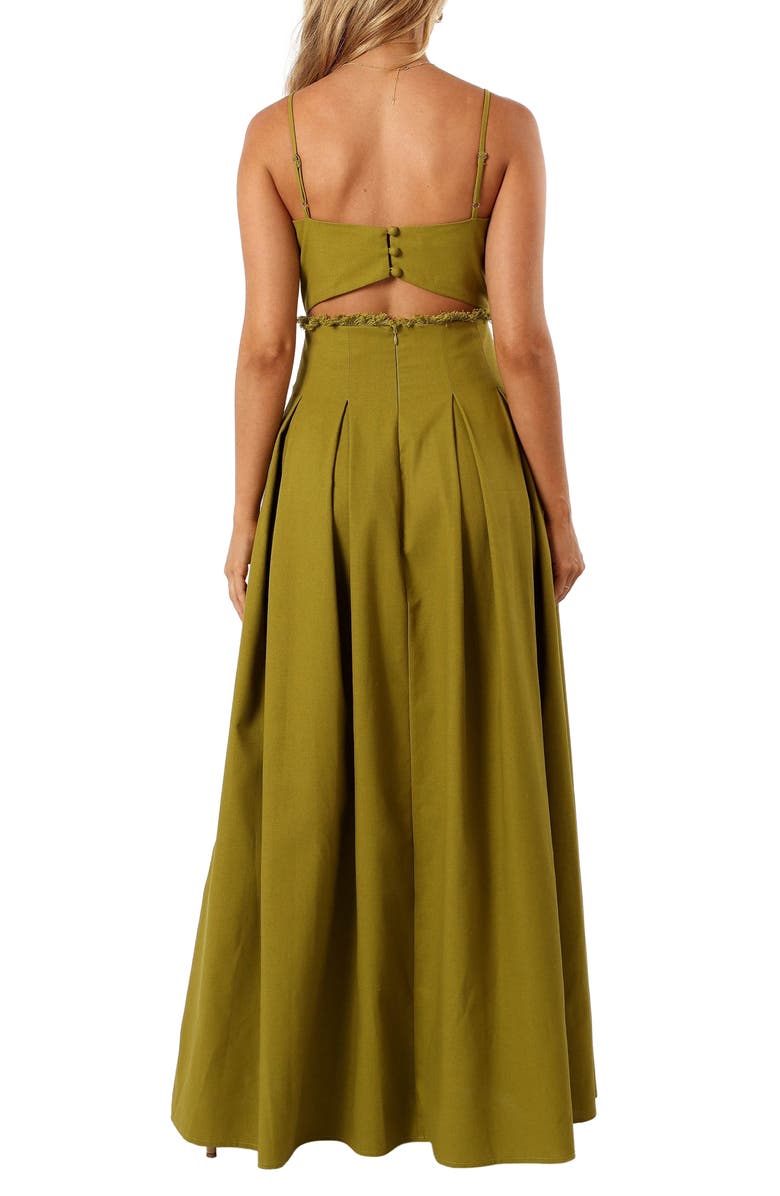Petal & Pup Skye Cutout Maxi Dress, Alternate, color,