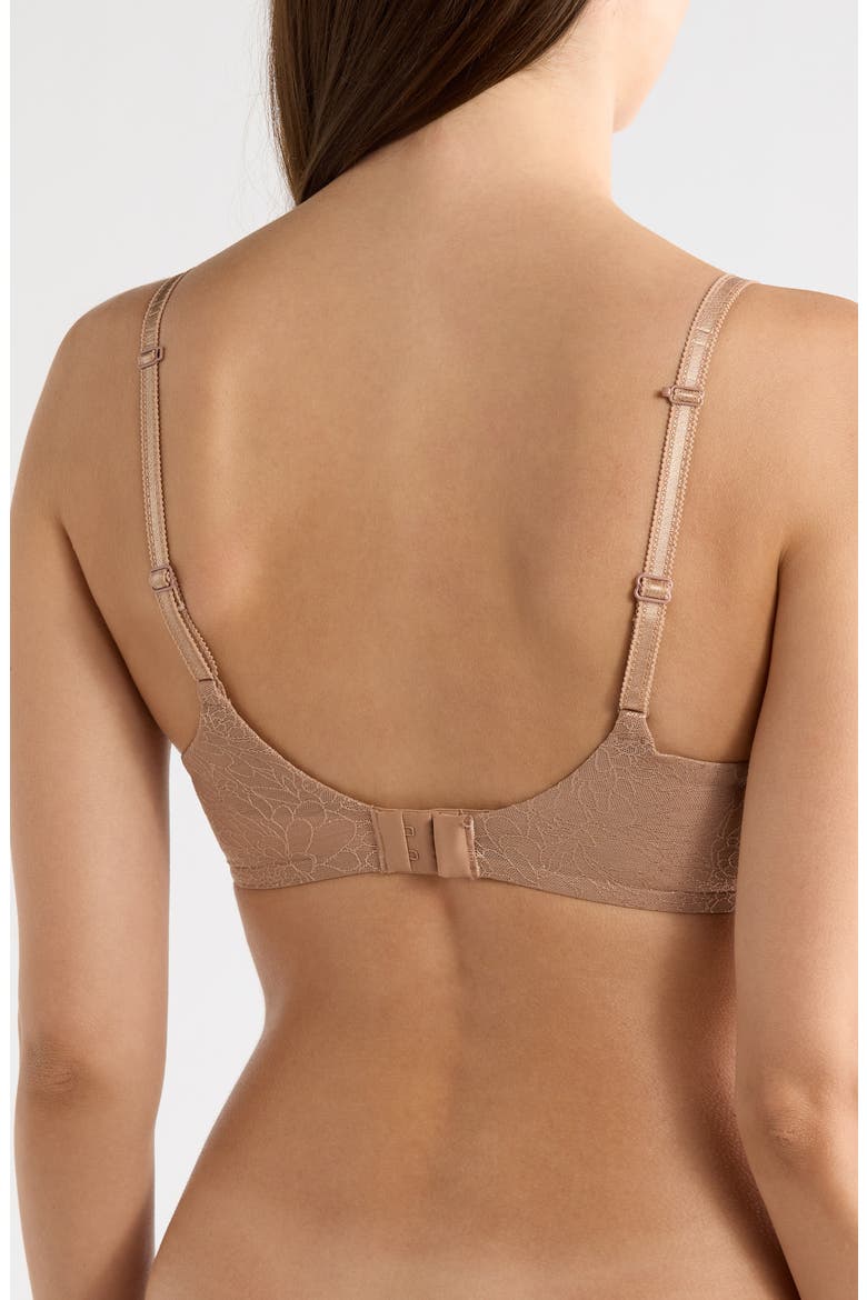 Belle Underwire Sexy Solution Plunge Bra, Alternate, color, COFFEE LATTE