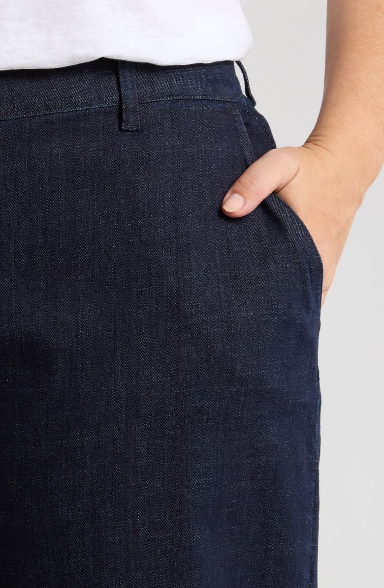 Eileen Fisher Ankle Wide Leg Jeans, Alternate, color, 