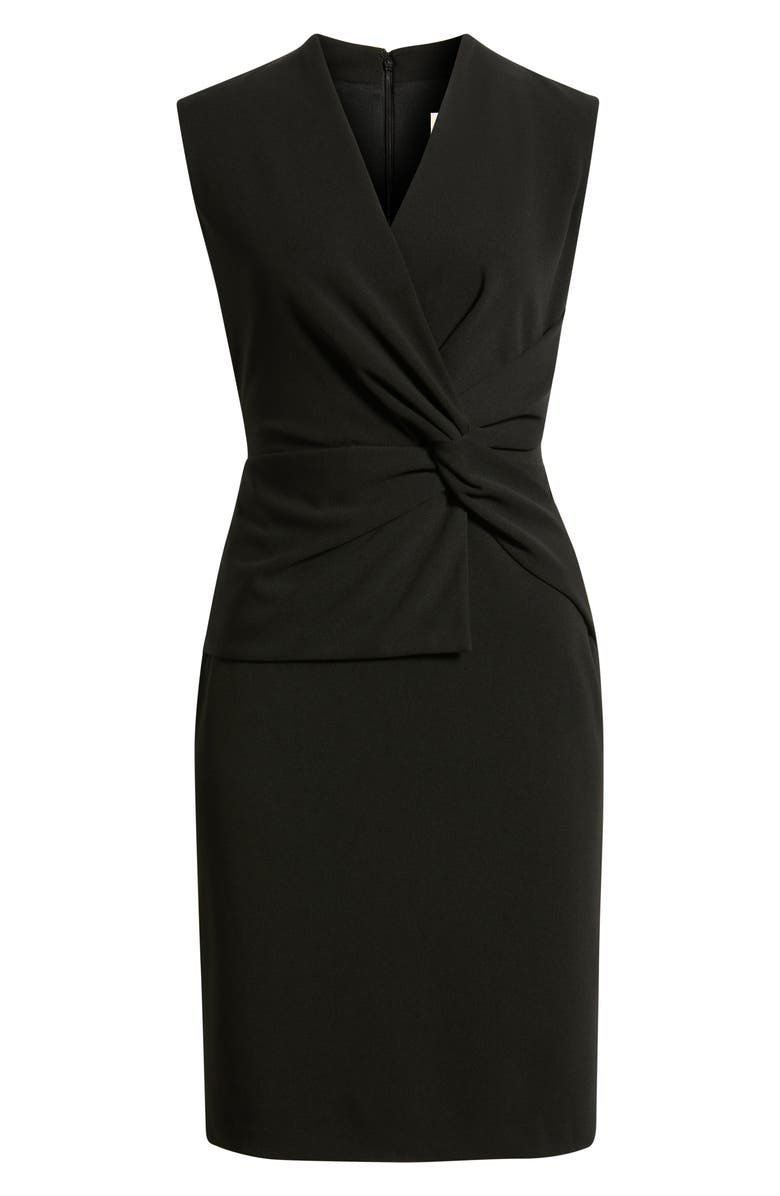 Anne Klein Twist Front Sheath Dress, Main, color, 