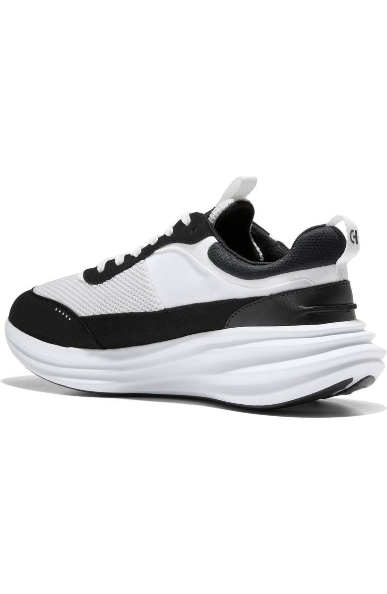 Cole Haan ØriginalGrand Quadstreak Running Shoe, Alternate, color, Optic White / Black