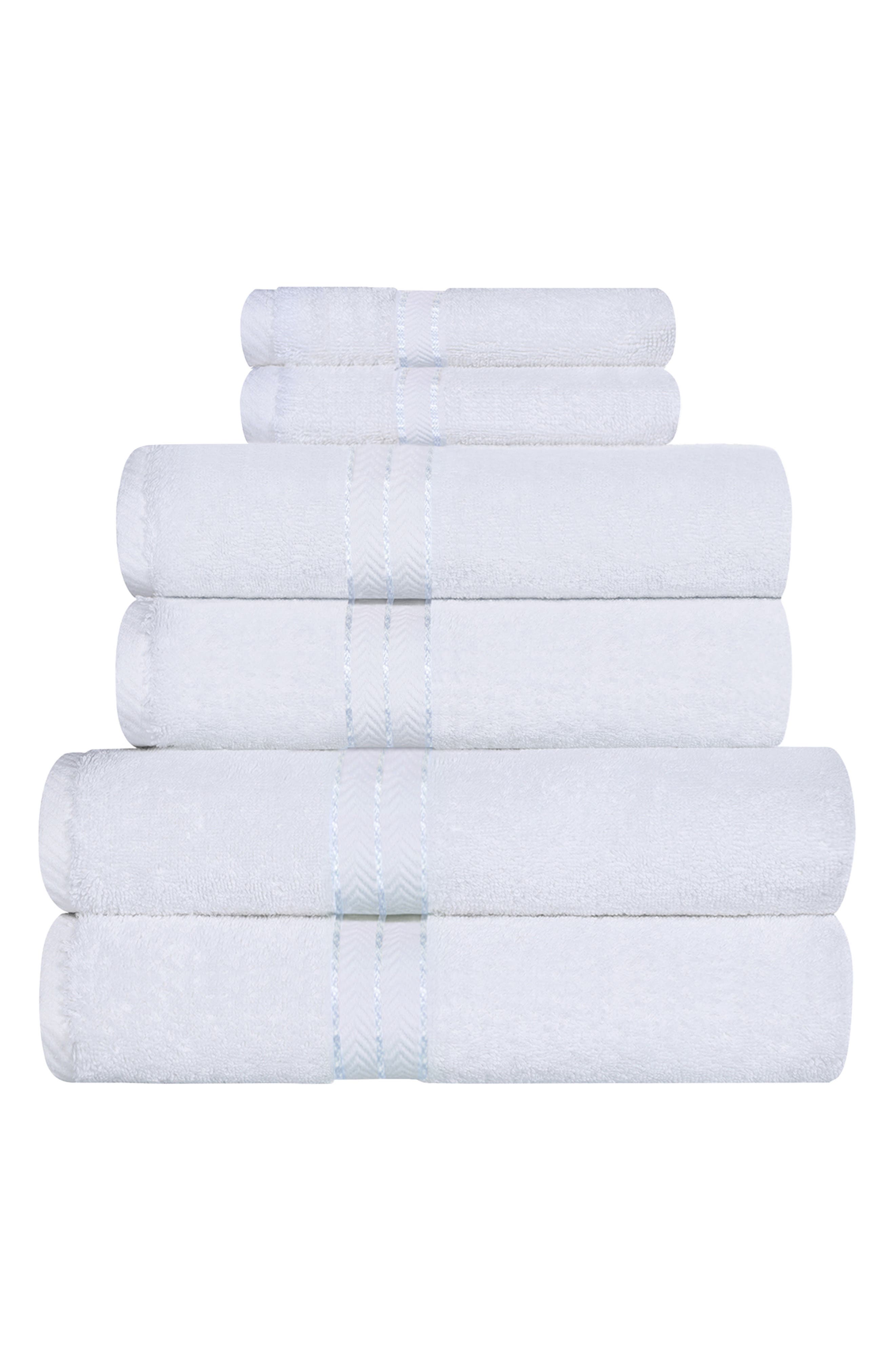 Superior 6-Piece Turkish Cotton Towel Set