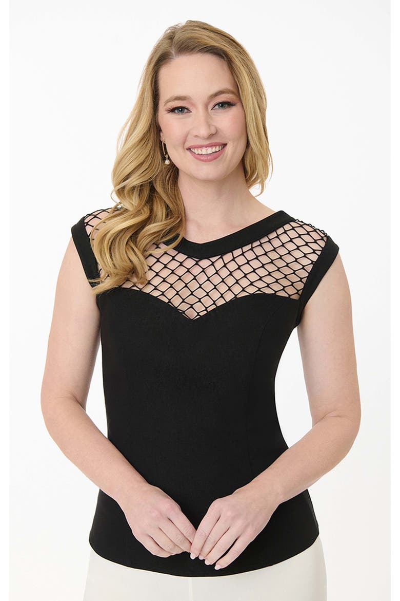 Diamond Cutout Top, Main, color, Black