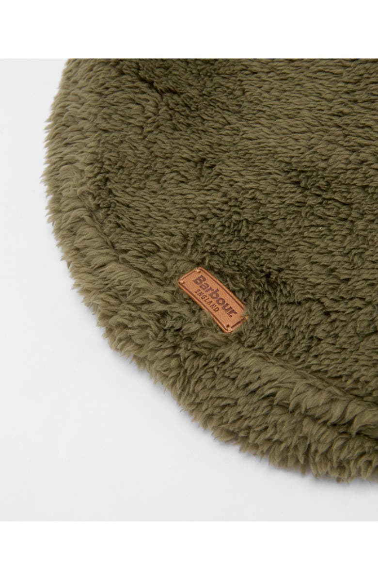 Barbour Brindle Fleece Dog Sweater, Alternate, color, Olive