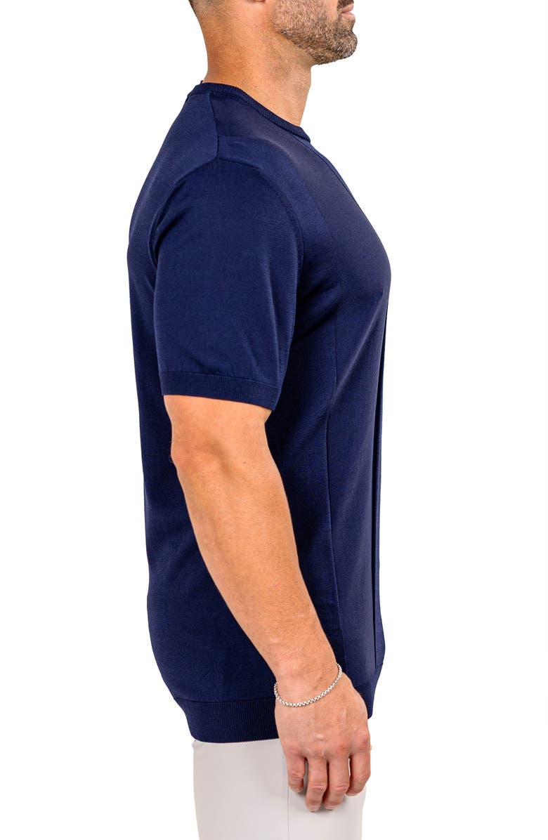 Maceoo Marthy Blue Crewneck, Alternate, color,