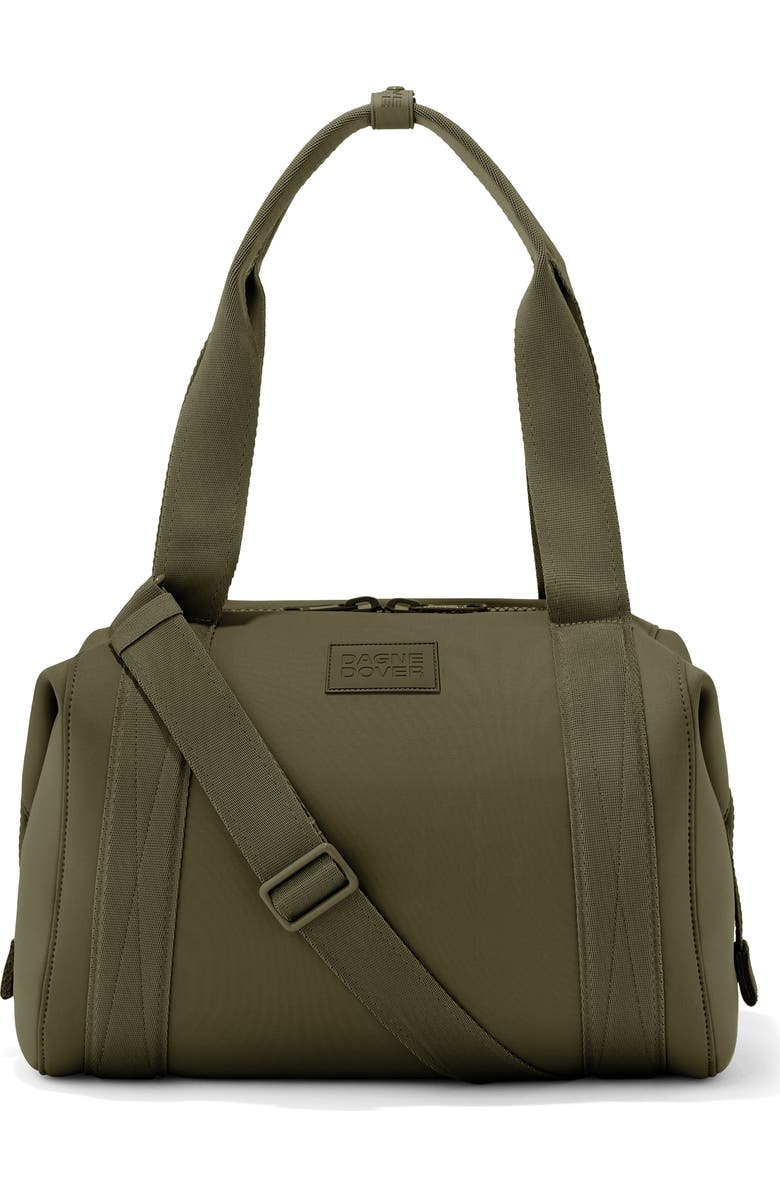 Dagne Dover Landon Medium Neoprene Carryall, Main, color, Dark Moss