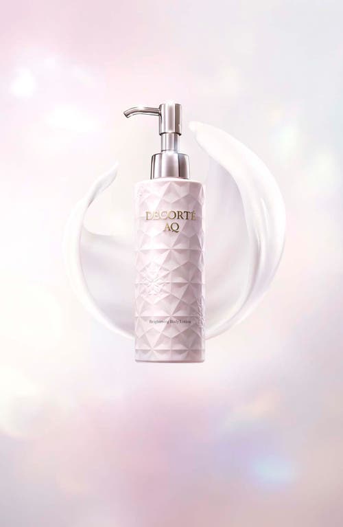 Decorté Aq Radiance Smooth Brightening Body Lotion In Transparent