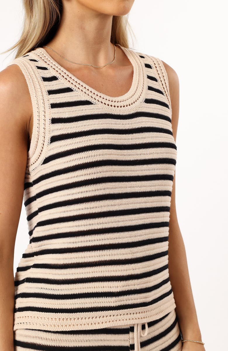 Petal & Pup Cherie Stripe Cotton Sweater Tank, Alternate, color,