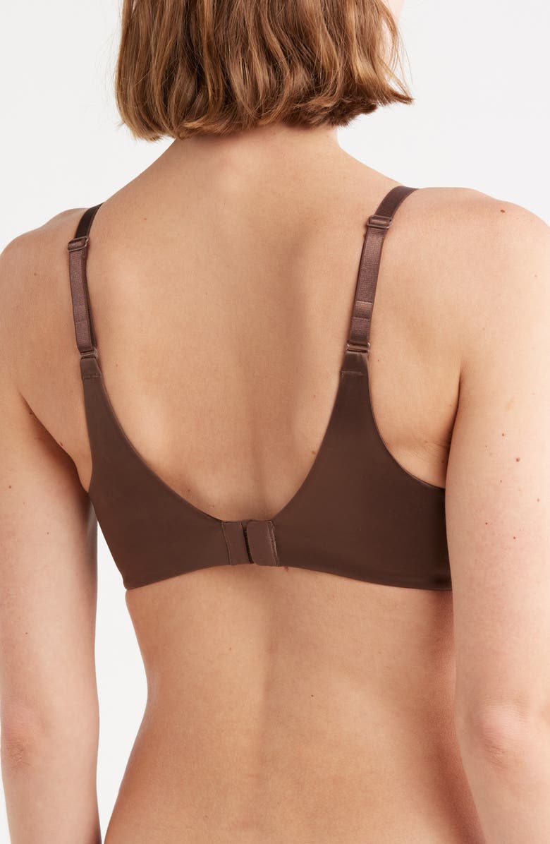 Wacoal Inner Sheen Underwire T-Shirt Bra, Alternate, color, Chocolate Martini