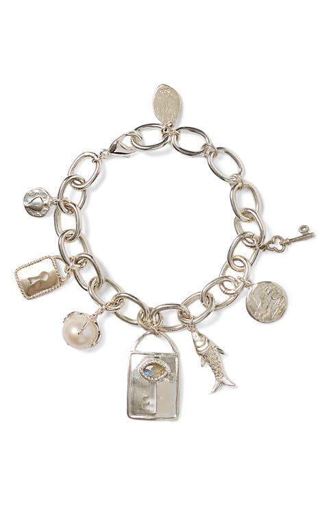 Lock & Key Charm Bracelet