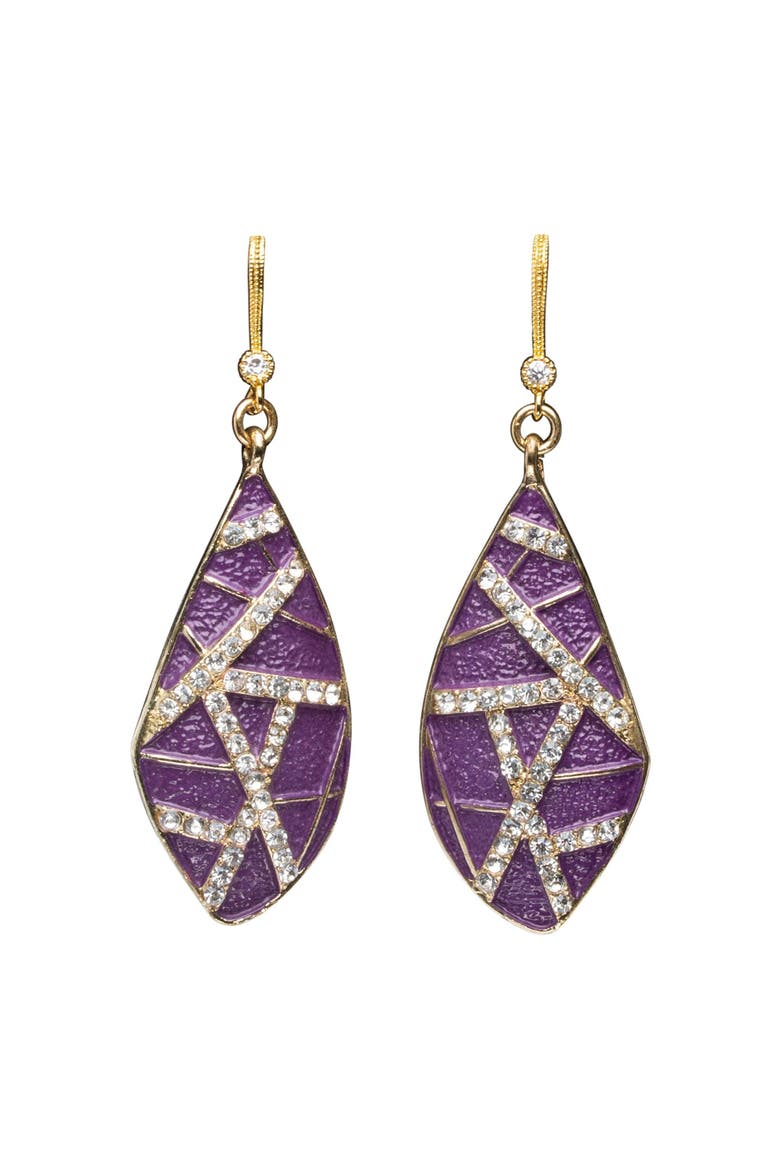 Roxoris Earrings, Main, color, Purple