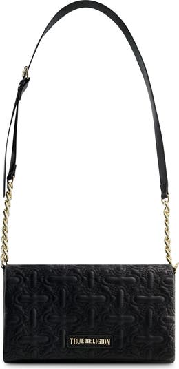 Quilted Horseshoe Flap Bag