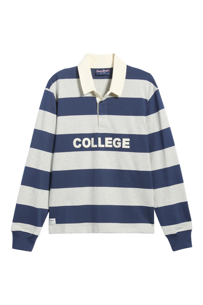 Animal Rugby Shirt, Main, color, NAVY