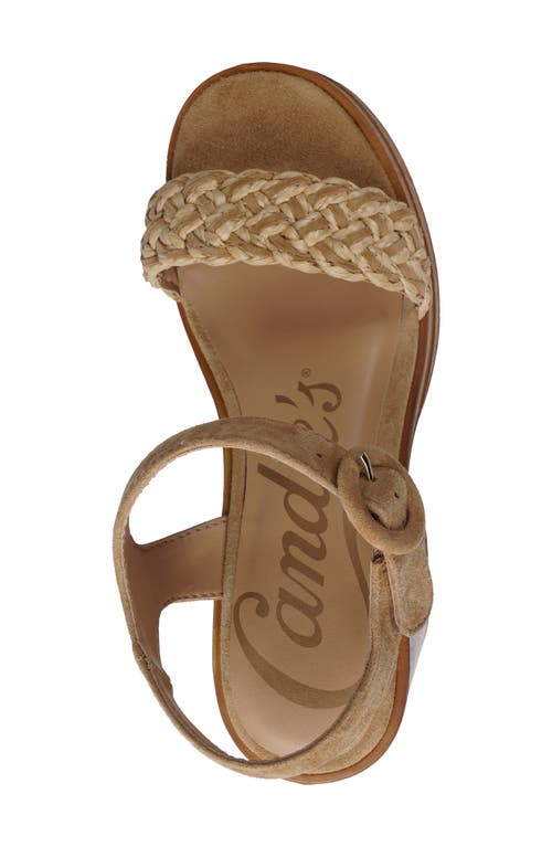 Candies Candie's Zaide Ankle Strap Platform Sandal In Brown