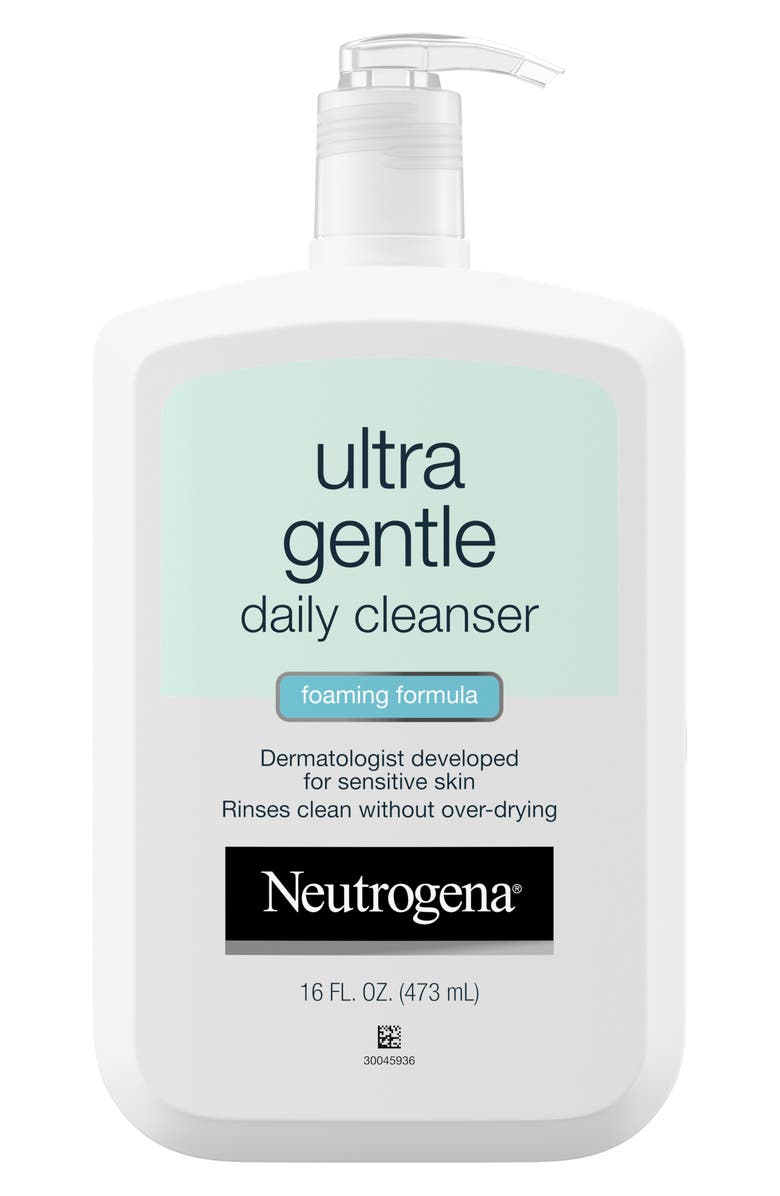 NEUTROGENA Ultra Gentle Daily Cleanser for Sensitive Skin, Main, color, 