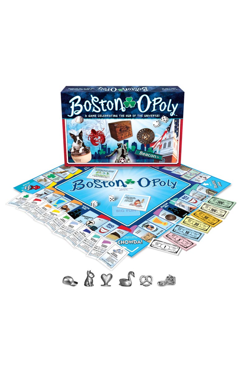 Late for the Sky Bostonopoly Monopoly Board Game, Main, color,