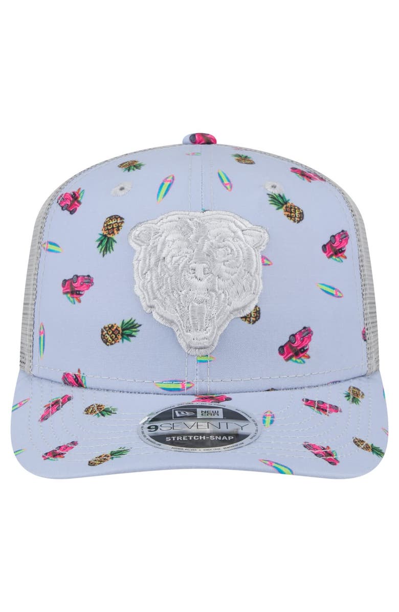 New Era Men's New Era Light Blue Chicago Bears Adventure Surfboard 9SEVENTY Adjustable Hat, Alternate, color, Light Blue