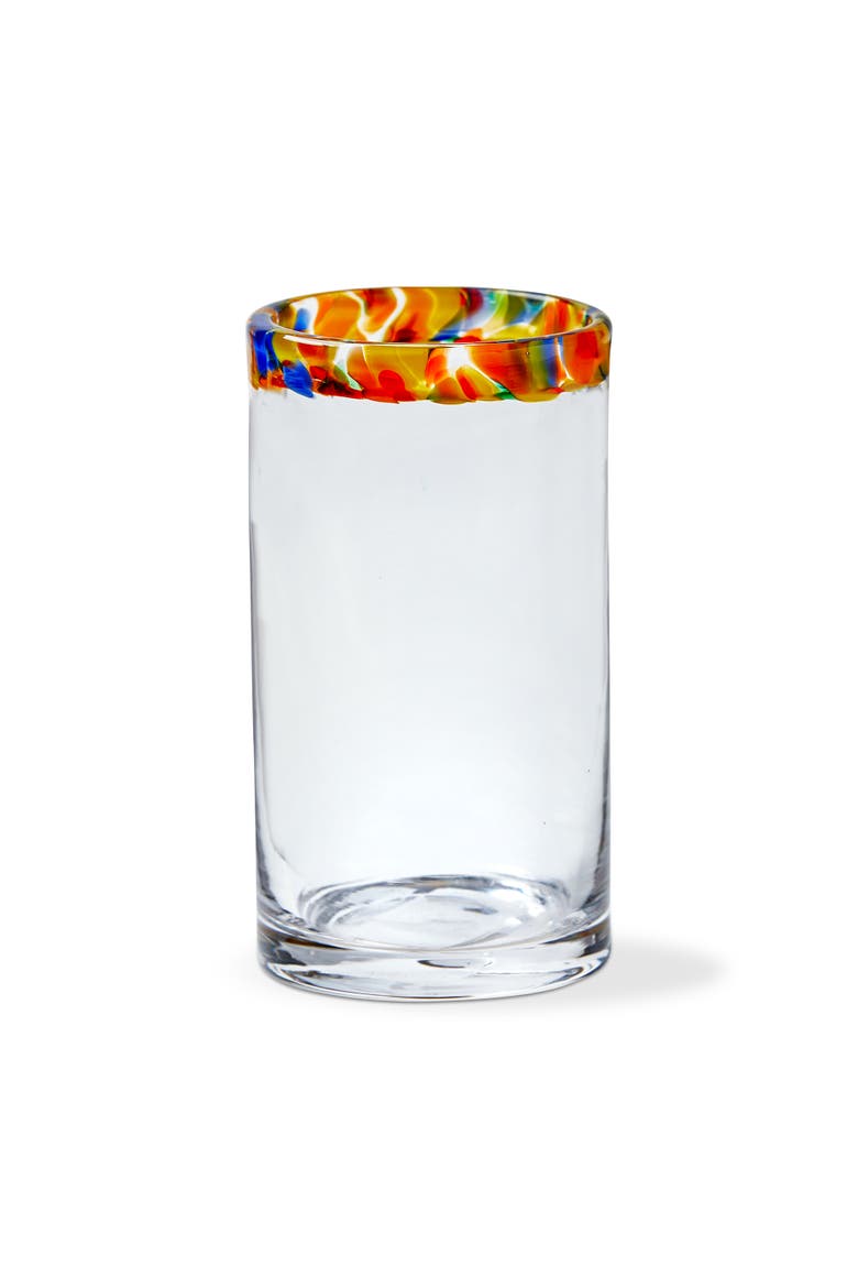 Kaleidoscope Tumbler Multi Glass Summer, Main, color, Clear