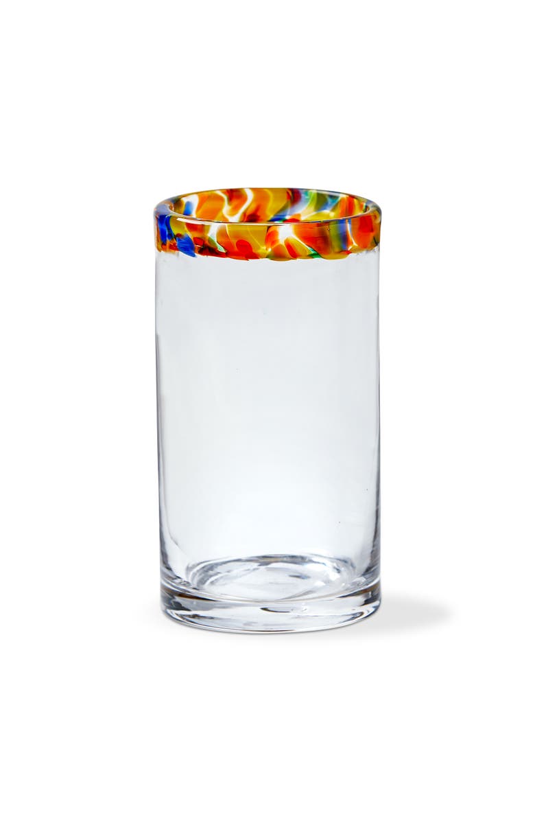 tag Kaleidoscope Tumbler Multi Glass Summer, Main, color, Clear