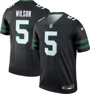 Nike Men's Nike Garrett Wilson Black New York Jets Alternate Legend Player Performance Top