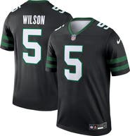 Nike Men's Nike Garrett Wilson Black New York Jets Alternate Legend Player Performance Top
