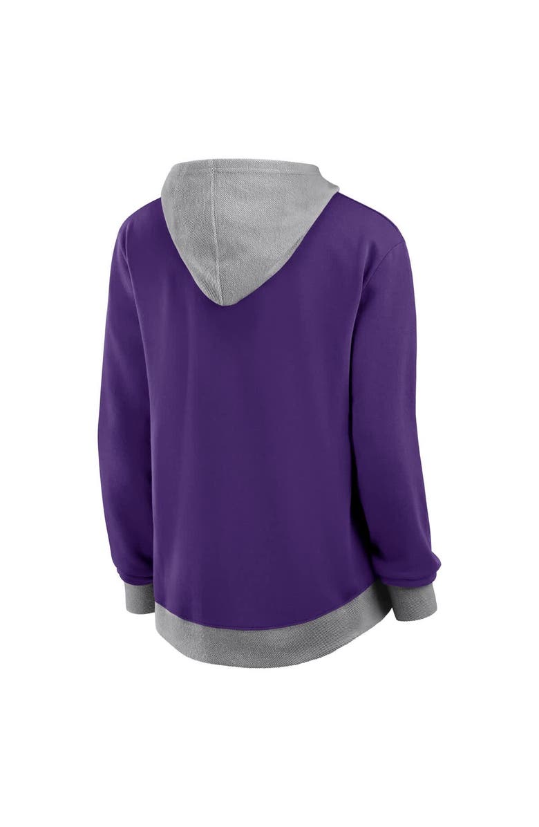 FANATICS Women's Fanatics  Purple Minnesota Vikings Hit It Full-Zip Hoodie, Alternate, color, 